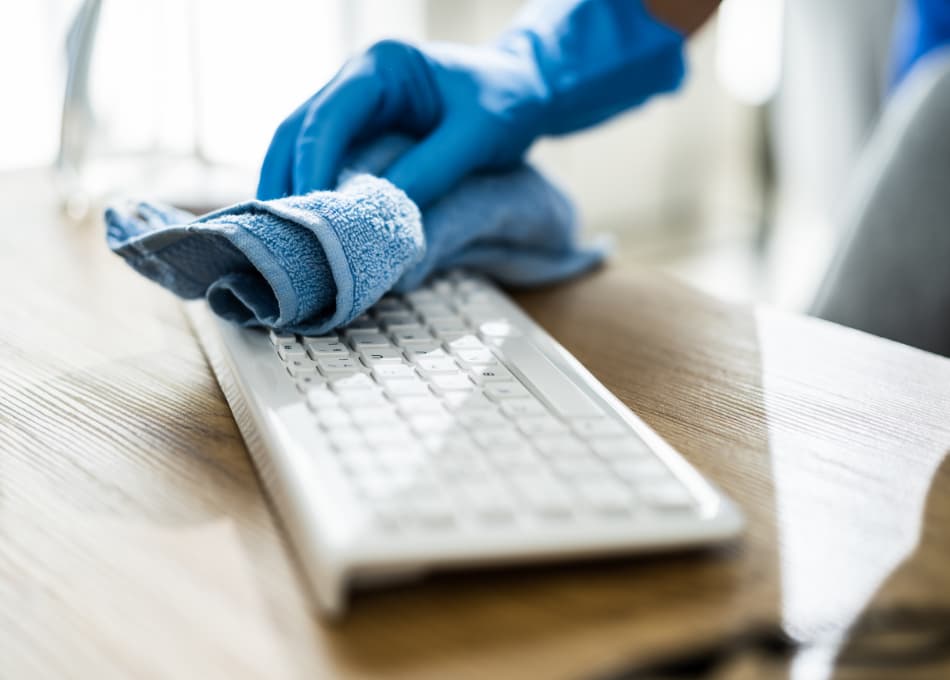 Office Hygiene | Keyboard Cleaning