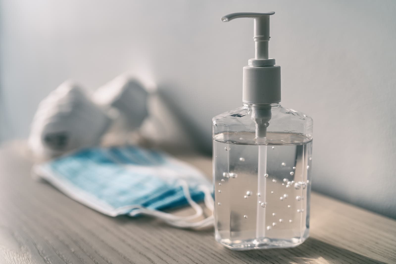 bigstock-Coronavirus-prevention-medical-353725838-1 A Hand Sanitizer and a Medical Face Mask